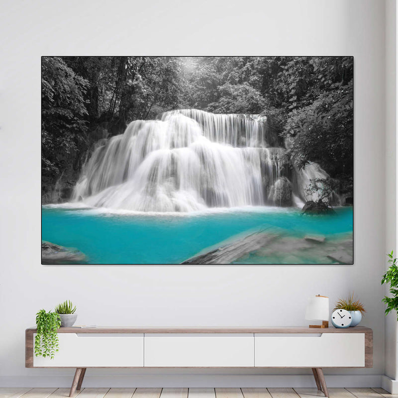 Pop Rainforest Waterfall Wall Art