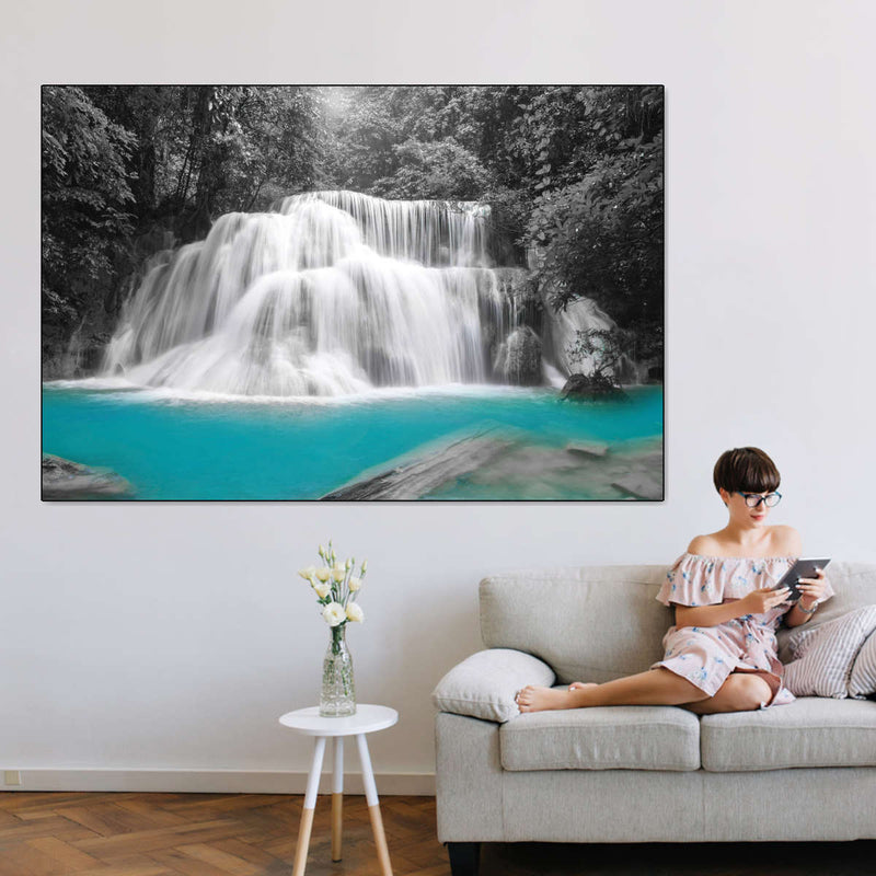 Pop Rainforest Waterfall Wall Art