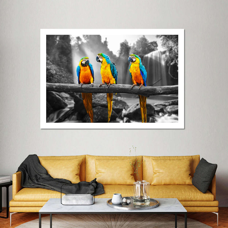 Macaw Friends Pop Wall Art