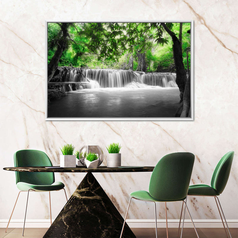 Pop Tropical Waterfall Wall Art