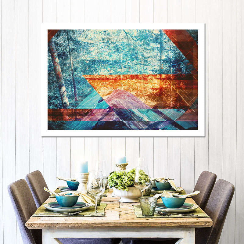 Psychedelic Forest Wall Art