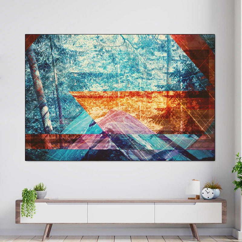 Psychedelic Forest Wall Art