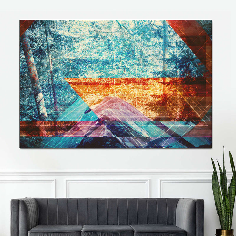Psychedelic Forest Wall Art