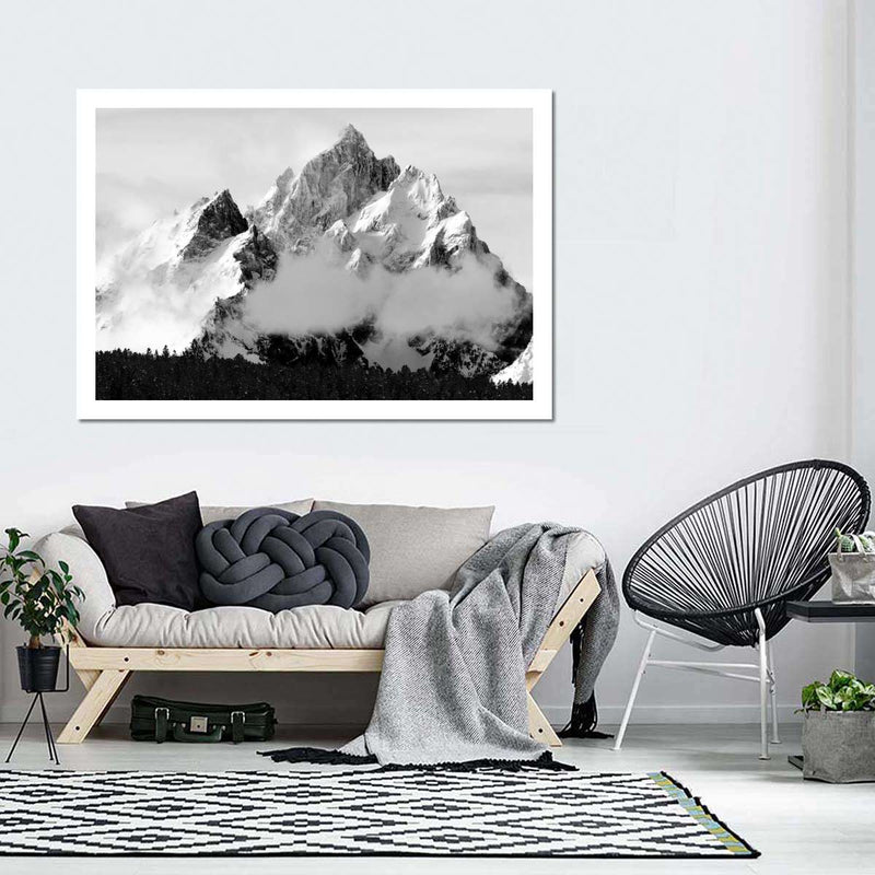 Snowcapped Grand Tetons Wall Art