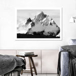 Snowcapped Grand Tetons Wall Art