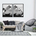 Snowcapped Grand Tetons Wall Art