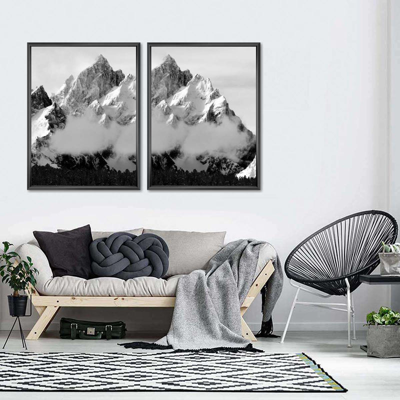 Snowcapped Grand Tetons Wall Art
