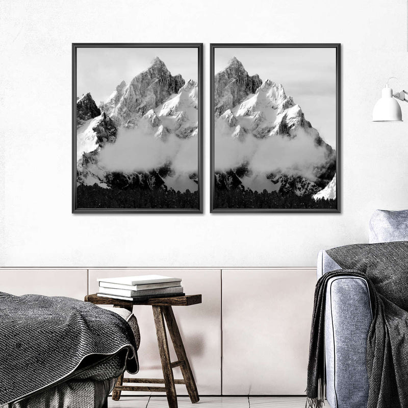 Snowcapped Grand Tetons Wall Art