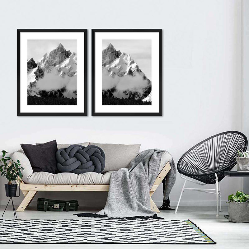 Snowcapped Grand Tetons Wall Art