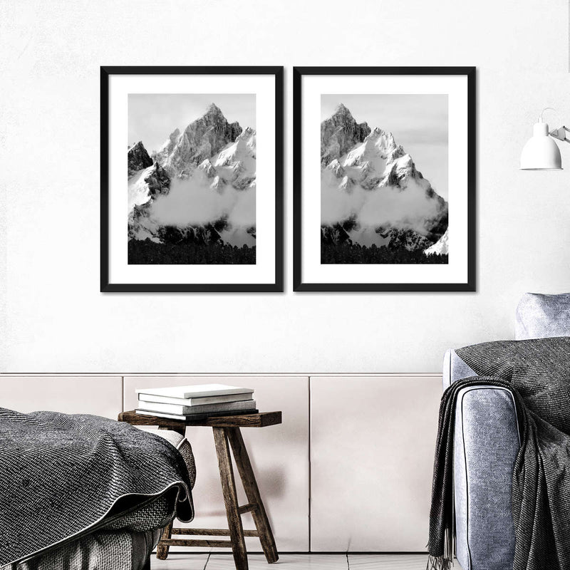 Snowcapped Grand Tetons Wall Art