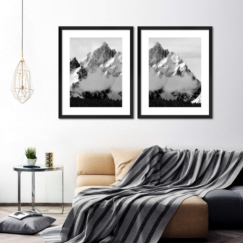 Snowcapped Grand Tetons Wall Art
