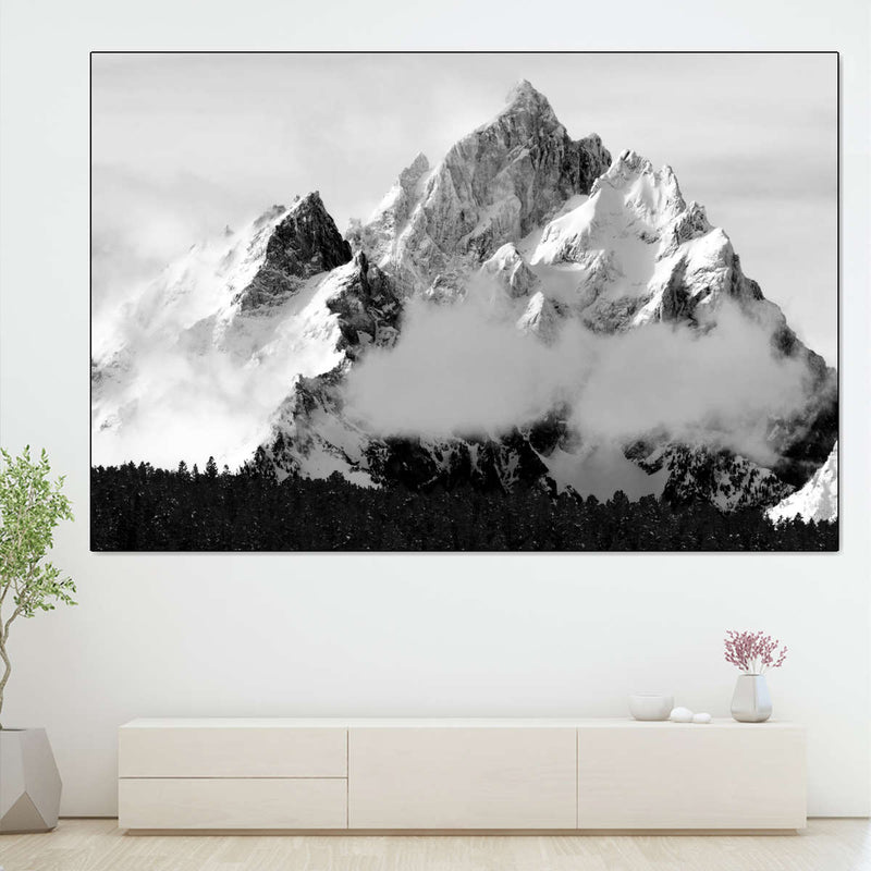 Snowcapped Grand Tetons Wall Art