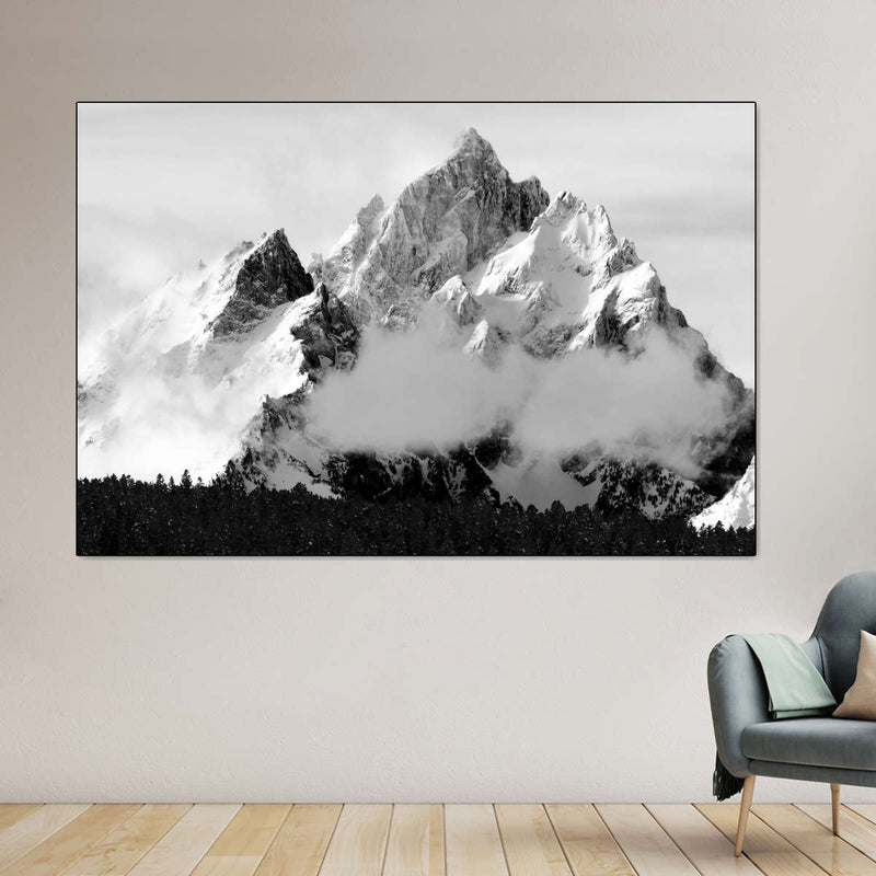 Snowcapped Grand Tetons Wall Art