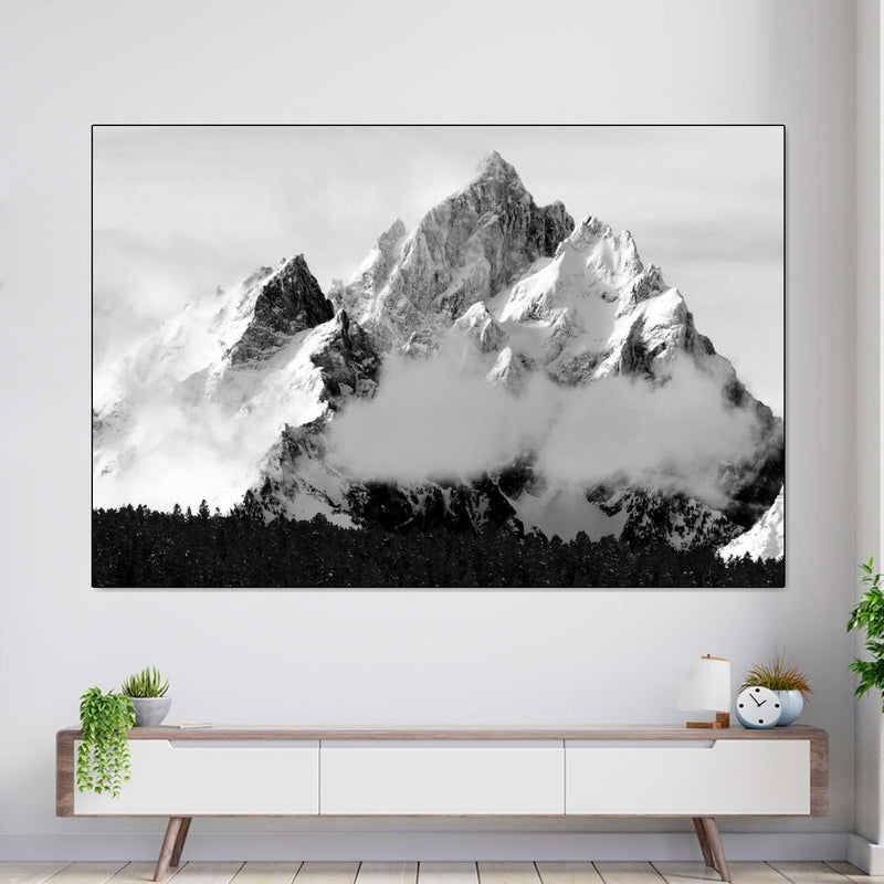 Snowcapped Grand Tetons Wall Art