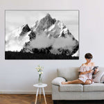 Snowcapped Grand Tetons Wall Art