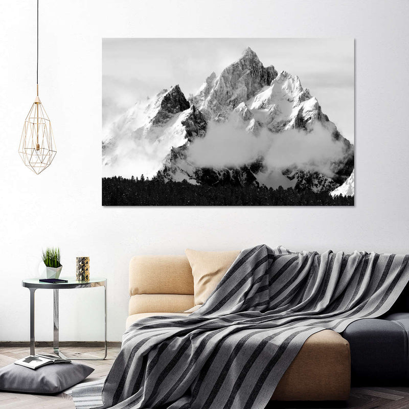Snowcapped Grand Tetons Wall Art