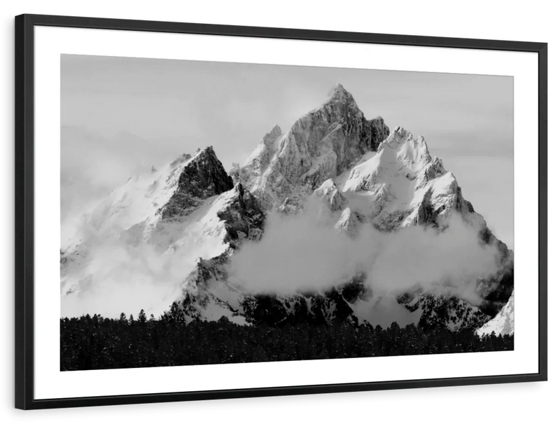 Snowcapped Grand Tetons Wall Art
