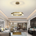 MIRODEMI® Hexagon combined ring lamps for living room, dining room, bedroom