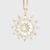 Dazzling snowflake hanging ornament, crystal