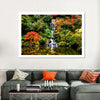 Mesmerizing Japanese Waterfall Wall Art