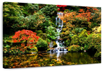 Mesmerizing Japanese Waterfall Wall Art