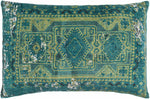 Untersiebenbrunn Teal Pillow Cover