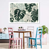 Jungle Monstera Leaves Wall Art