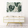Jungle Monstera Leaves Wall Art