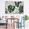 Jungle Monstera Leaves Wall Art