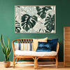 Jungle Monstera Leaves Wall Art