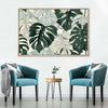 Jungle Monstera Leaves Wall Art
