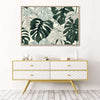 Jungle Monstera Leaves Wall Art