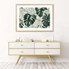 Jungle Monstera Leaves Wall Art