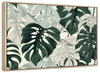 Jungle Monstera Leaves Wall Art