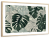 Jungle Monstera Leaves Wall Art