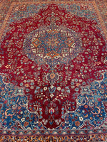 Elegant Hand Knotted Khorasan Area Rug 9’8” x 12’10”