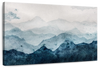 Japanese Mountain Landscape Abstract Wall Art