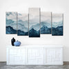 Japanese Mountain Landscape Abstract Wall Art