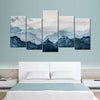 Japanese Mountain Landscape Abstract Wall Art