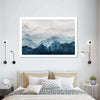 Japanese Mountain Landscape Abstract Wall Art
