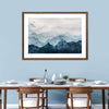 Japanese Mountain Landscape Abstract Wall Art