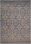 Dunedin Traditional Khaki/Denim Area Rug