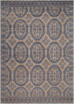 Dunedin Traditional Khaki/Denim Area Rug