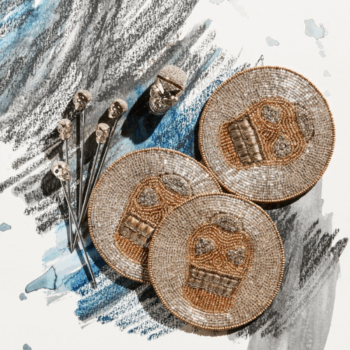 Skull cocktail picks