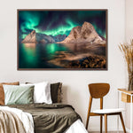 Swirling Moskenes Aurora Wall Art
