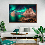 Swirling Moskenes Aurora Wall Art