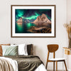 Swirling Moskenes Aurora Wall Art