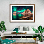 Swirling Moskenes Aurora Wall Art