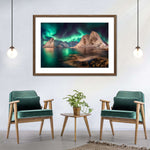 Swirling Moskenes Aurora Wall Art