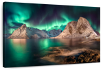 Swirling Moskenes Aurora Wall Art